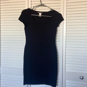 H&M casual black dress